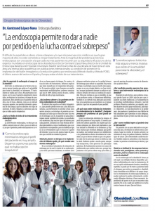 Entrevista del Dr. Gontrand López-Nava en el periódico "El Mundo" Entrevista del Dr. Gontrand López-Nava en el periódico "El Mundo" entrevista el mundo gontrand